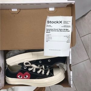 Converse Chuck Taylor All-Star 70 Ox Comme des Garçons Play Black